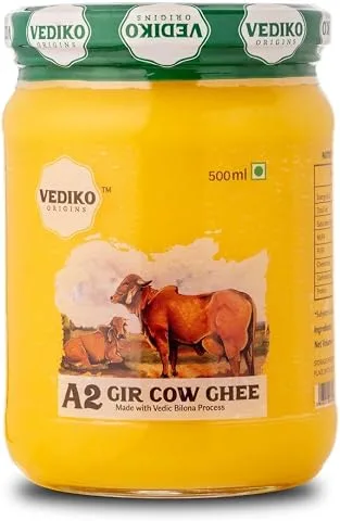 Vediko Origins A2 Gir Cow Ghee Firewood-Cooked