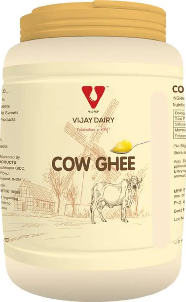 vijay dairy products Pure Cow Ghee Ghee Plastic Bottle