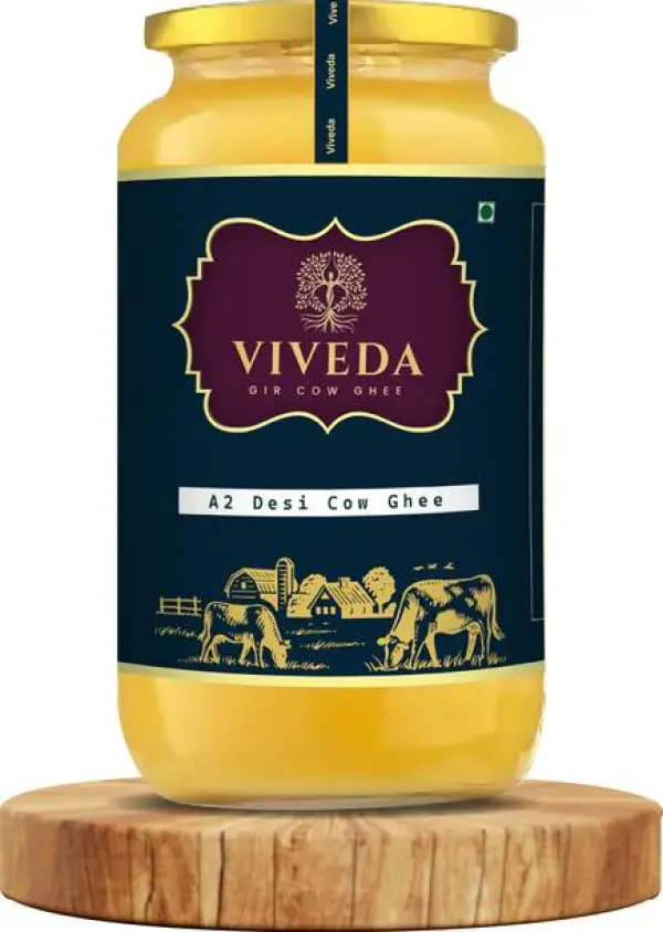 viveda Pure Gir Cow Pure Ghee | Premium Traditional Org...