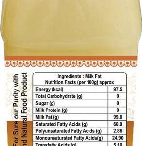 POTHIGAI NATURAL 100% PURE BUFFALO GHEE 500ML Ghee Plas... - 0.5 kg