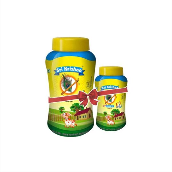 Sri Krishna Pure Ghee | Combo | 1 L Jar with 500 ML Jar... - 1.5 kg
