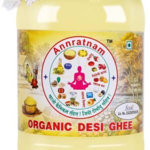 Annratnam Ghee bilona buffalo desi pure Glass Bottle - 1 kg