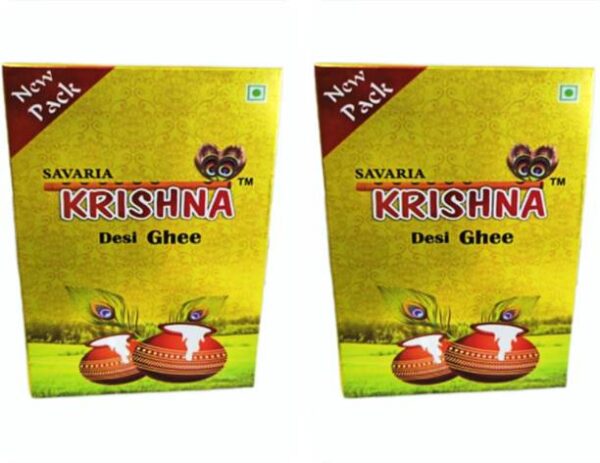 SAVARIA KRISHNA DESI GHEE For better immunity and diges... - 1 L, Pack of 2