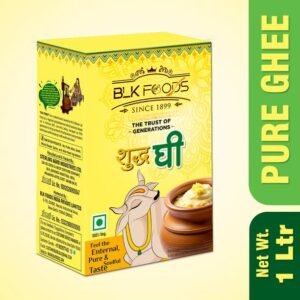 BLK FOODS Pure Ghee 1 L | Rich in Texture (Danedar) | N... - 1 L