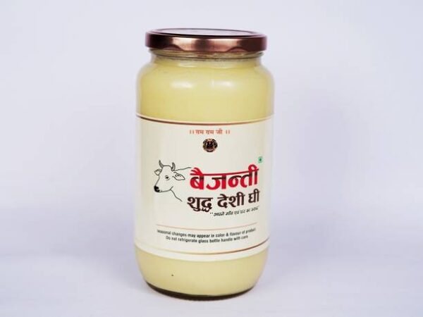 BAIJANTI Shudh Cow Ghee Ghee Glass Bottle - 1 L