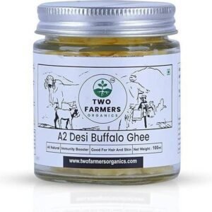 TWO FARMERS ORGANICS A2 Buffalo Ghee Natural and Health... - 100 ml