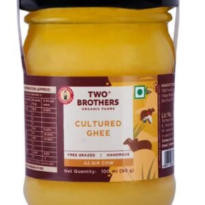 Two Brothers Organic Farms A2 Cultured Ghee, Desi Gir C... - 100 ml