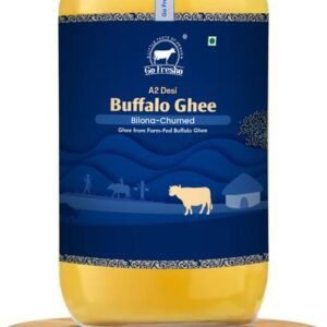 Go Fresho Desi Buffalo Ghee | Vedic Bilona Churned | Fa... - 1000 ml