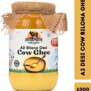 Adityabh A2 Desi Cow Bilona Ghee 1000ml, Made By Tradit... - 1000 ml