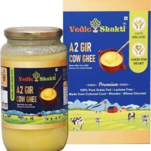 Vedic Shakti Farm Gir Cow's Pure A2 Ghee Ghee Glass Bot... - 1000 ml