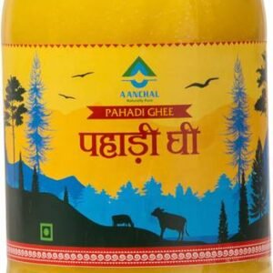 Aanchal Pahadi Ghee Glass Bottle - 1000 ml