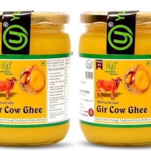 YUGMANTRA ORGANIC Pure Natural Desi Gir Cow ghee 500 ml... - 1000 ml, Pack of 2