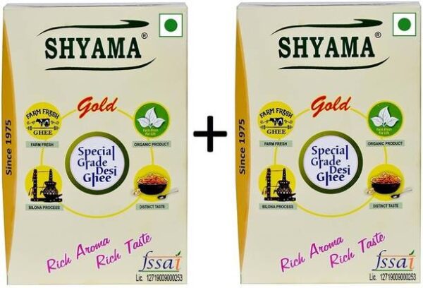 Shyama 100% Natural Desi Buffalo Ghee: Handmade with th... - 2 L