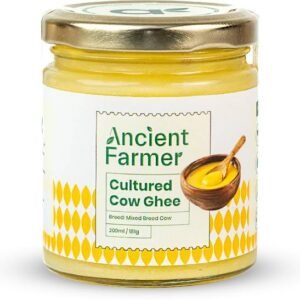 Ancient Farmer Cultured Cow Ghee Glass Bottle - 200 ml