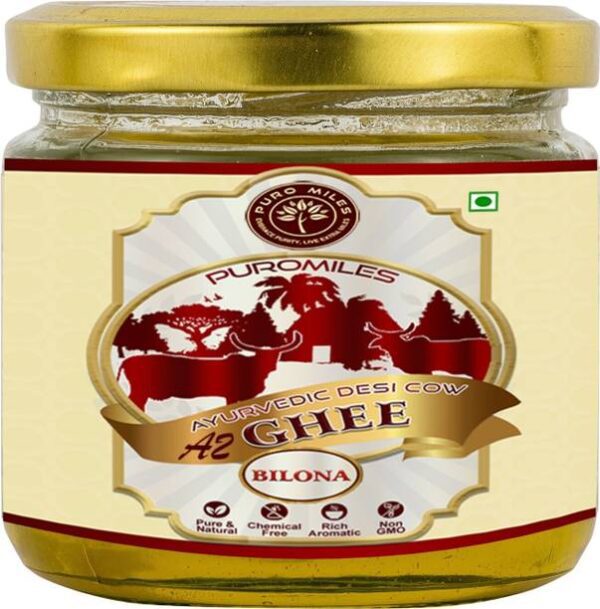 Puro Miles A2 Bilona Ghee |Made From Curd Churning |Pur... - 220 ml