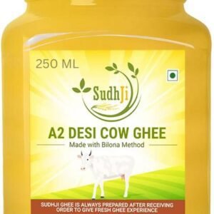 SUDHJI A2 Cow Desi Ghee 100% Churned With Traditional V... - 250 ml