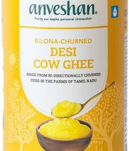 Anveshan A2 Cow Ghee 250 mL | Glass Jar | Bilona Method... - 250 ml