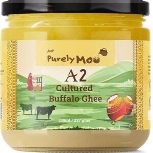 AMP Purely Cultured Desi Buffalo Ghee Ghee Glass Bottle - 250 ml