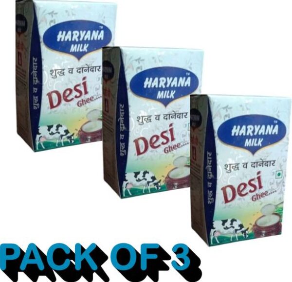 SAVARIA KRISHNA HARYANA MILK DESI GHEE pure and healthy... - 3 L