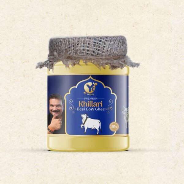 Y C Farms Premium Khillar Desi Cows Ghee - 330 ML ( 1/3... - 330 ml