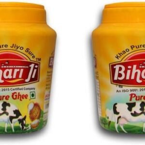 brij gwala Bihari ji 200 ml pack of -2 Ghee Mason Jar - 400 g, Pack of 2
