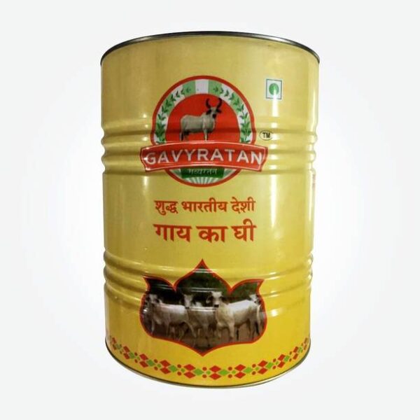 gavyratan Desi Cow Desi Ghee - 5 Litre Ghee Can - 5 L