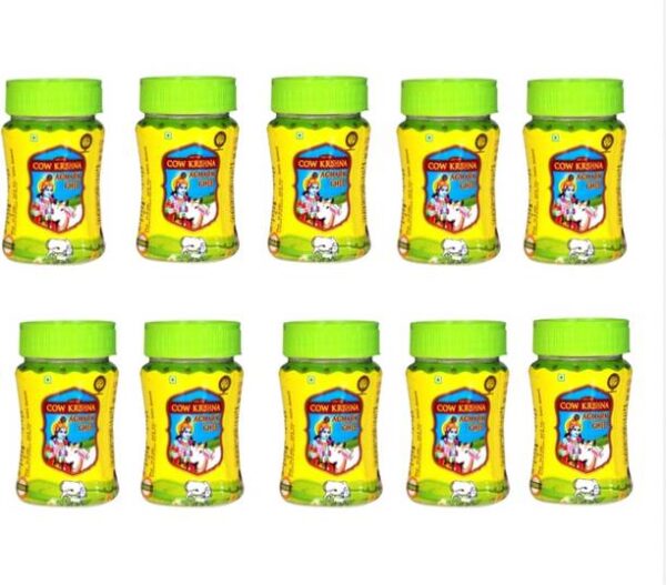 Cow Krishna Agmark Ghee-Pure Cow Ghee 50ml (Pack of 10)... - 50 ml, Pack of 10