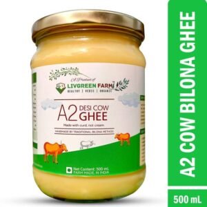 LivGreen Farm A2 Cow Desi Ghee, Made Traditionally from... - 500 ml