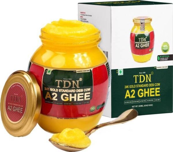 TDN A2 Ghee|A2 Bilona Ghee|Organic Cow Ghee|A2 Cow Ghee... - 500 ml