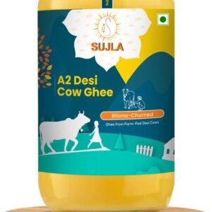 Sujla A2 Pure Desi Rich Handmade Cow Ghee Glass Bottle - 500 ml