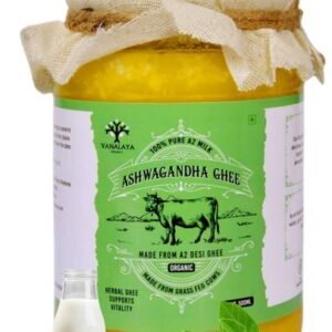 Vanalaya Ashwagandha infused Desi Cow ghee for energy a... - 500 ml
