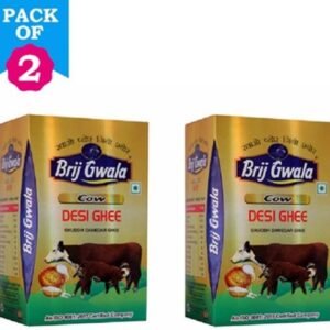 brij gwala Ramjan special Pure Cow Ghee for Better Dige... - 500 ml, Pack of 2
