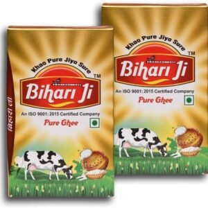 brij gwala Bihari ji Pure Desi Ghee - Desi Ghee with Ri... - 500 ml, Pack of 2