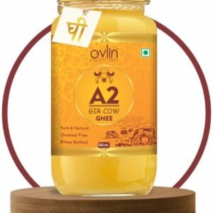 Ovlin Gir Cow Organic A2 Ghee Vedic Bilona Method Grass... - 500 ml