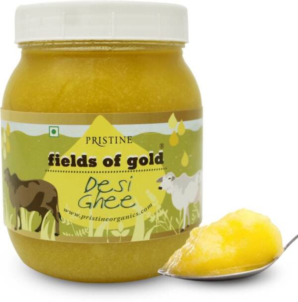 Fields of Gold Pristine Pure Desi Ghee Plastic Bottle - 500 ml