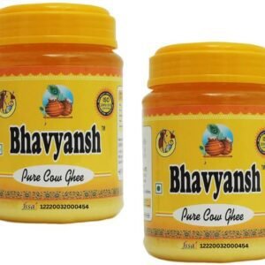 Bhavyansh Pure Cow Ghee Traditional Bilona Method, Curd... - 500 ml, Pack of 2