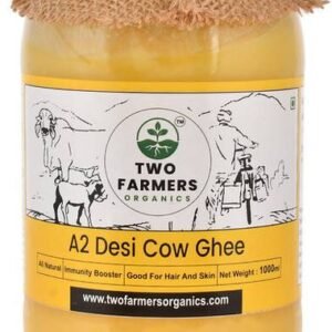 TWO FARMERS ORGANICS Pure & Fresh COW Ghee Ghee Mason J... - 500 ml