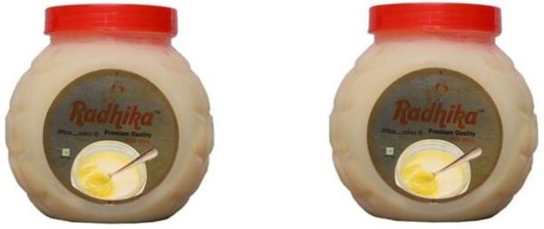 brij gwala Radhika Pure Ghee for Better Digestion and I... - 500 ml, Pack of 2