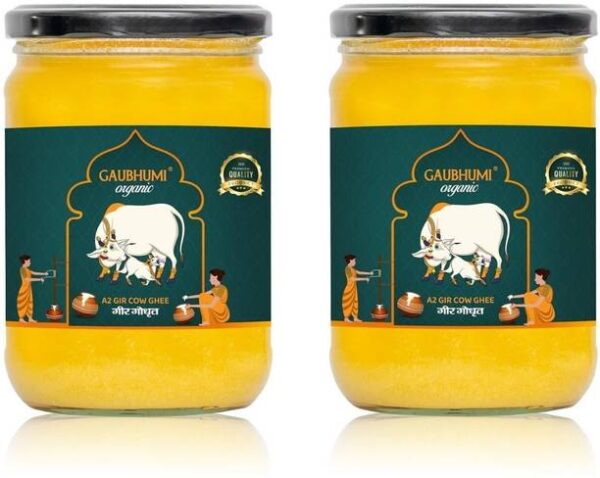GAUBHUMI organic Rich and Nutritious Clarified A2 Gir 5... - 500 ml, Pack of 2