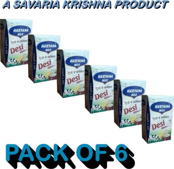 SAVARIA KRISHNA HARYANA MILK DESI GHEE pure and healthy... - 6 L