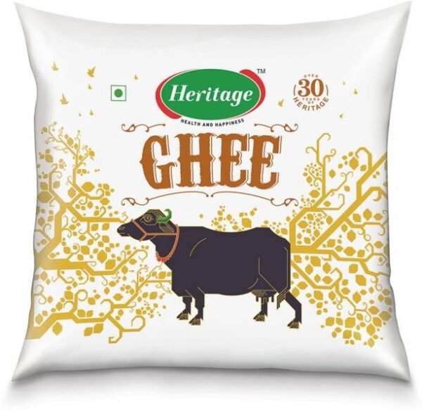 Heritage Agmark Ghee Pouch - 500 ml